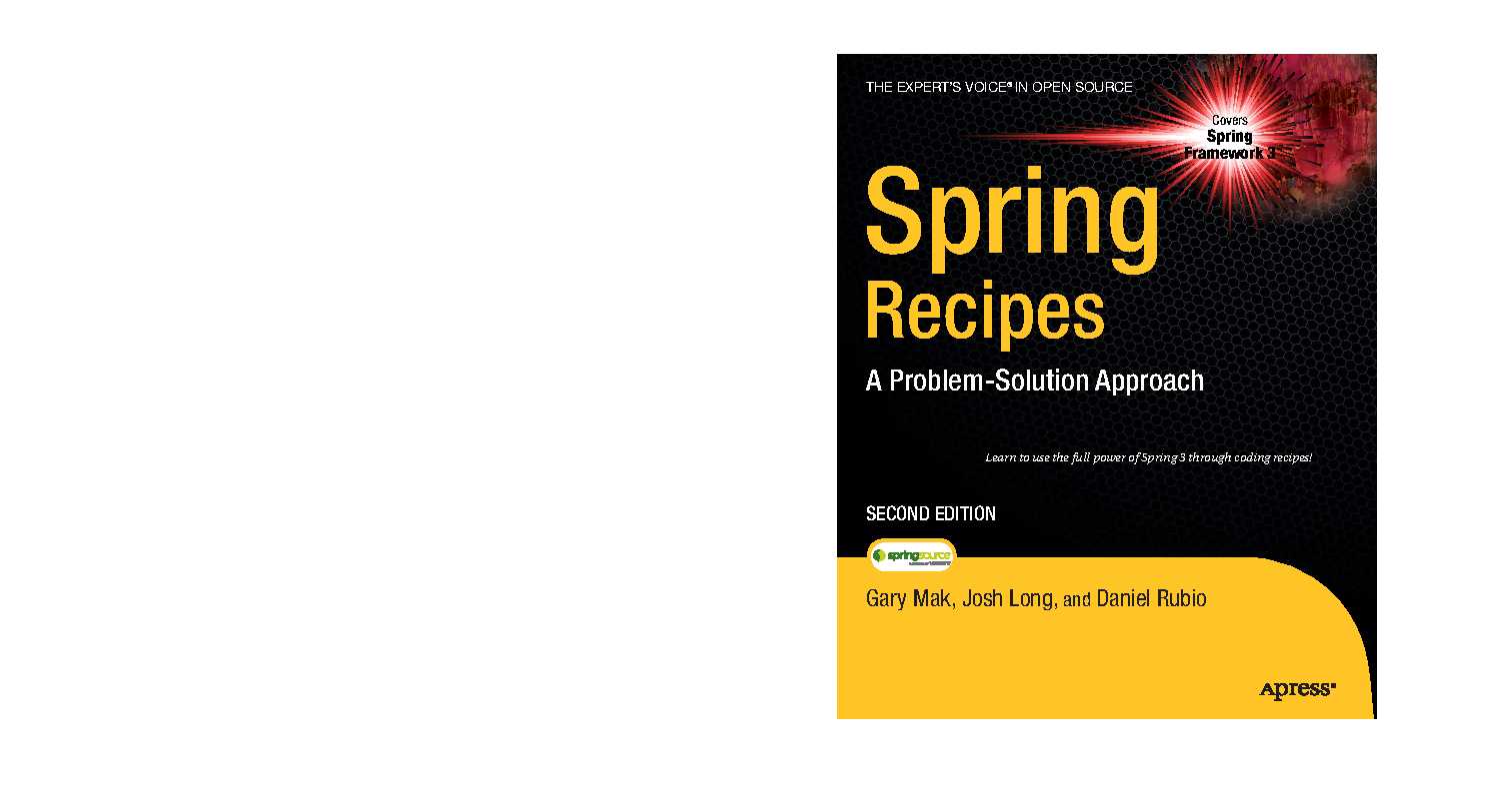 Apress.Spring.Recipes.A.Problem.Solution.Approach.2nd.Edition.Aug.2010.pdf